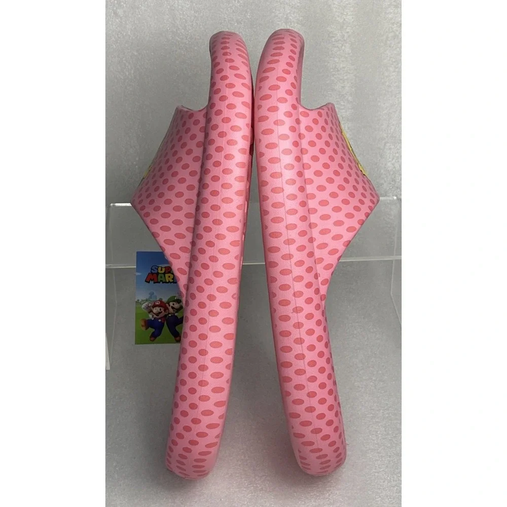 Ground Up Princess Peach Slides Slip On Pink Sandals Super Mario Women's Size 11